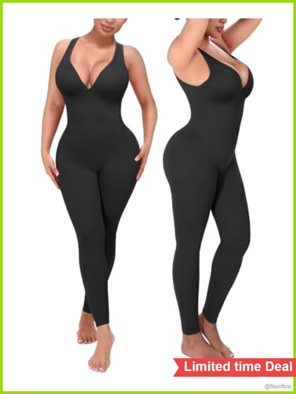 Seamless Tummy Control Jumpsuit for Women Bodycon Yoga Outfit